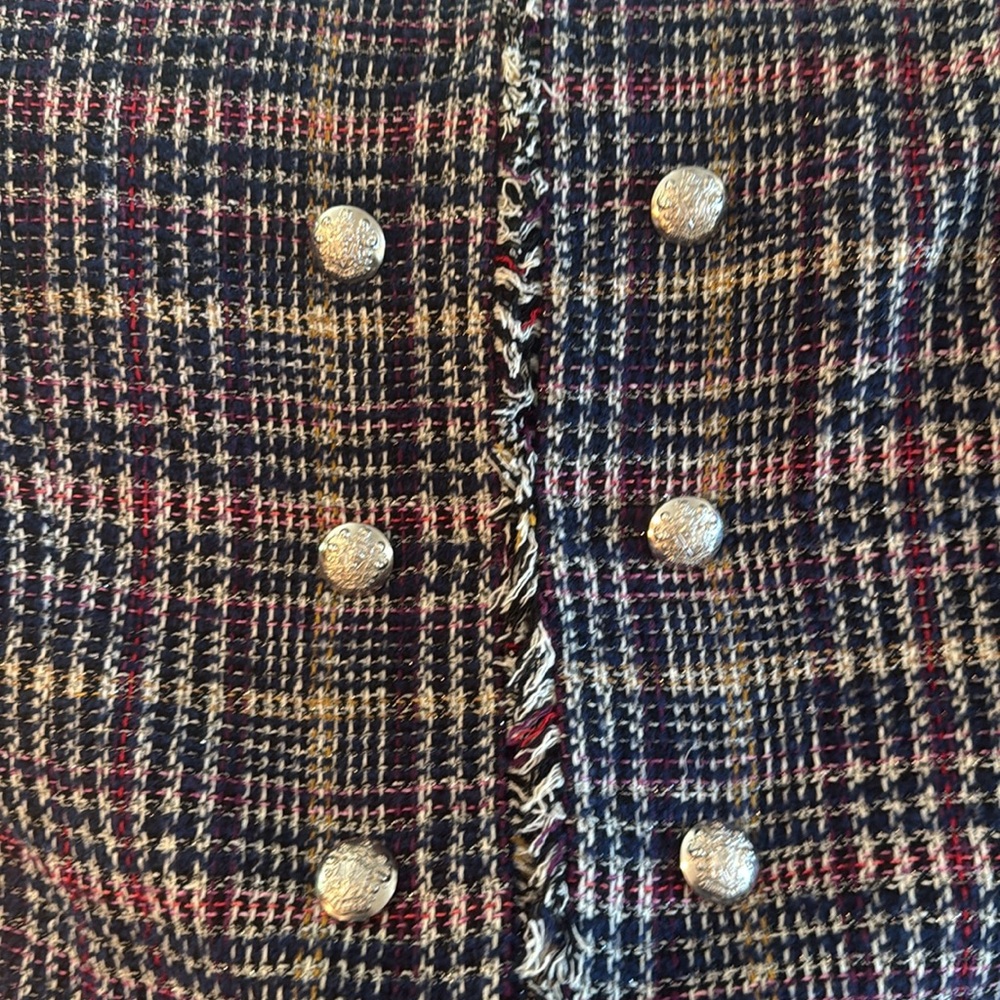 Veronica Beard Metallic Navy Tweed Jerry Jacket NWOT - Picture 10 of 11